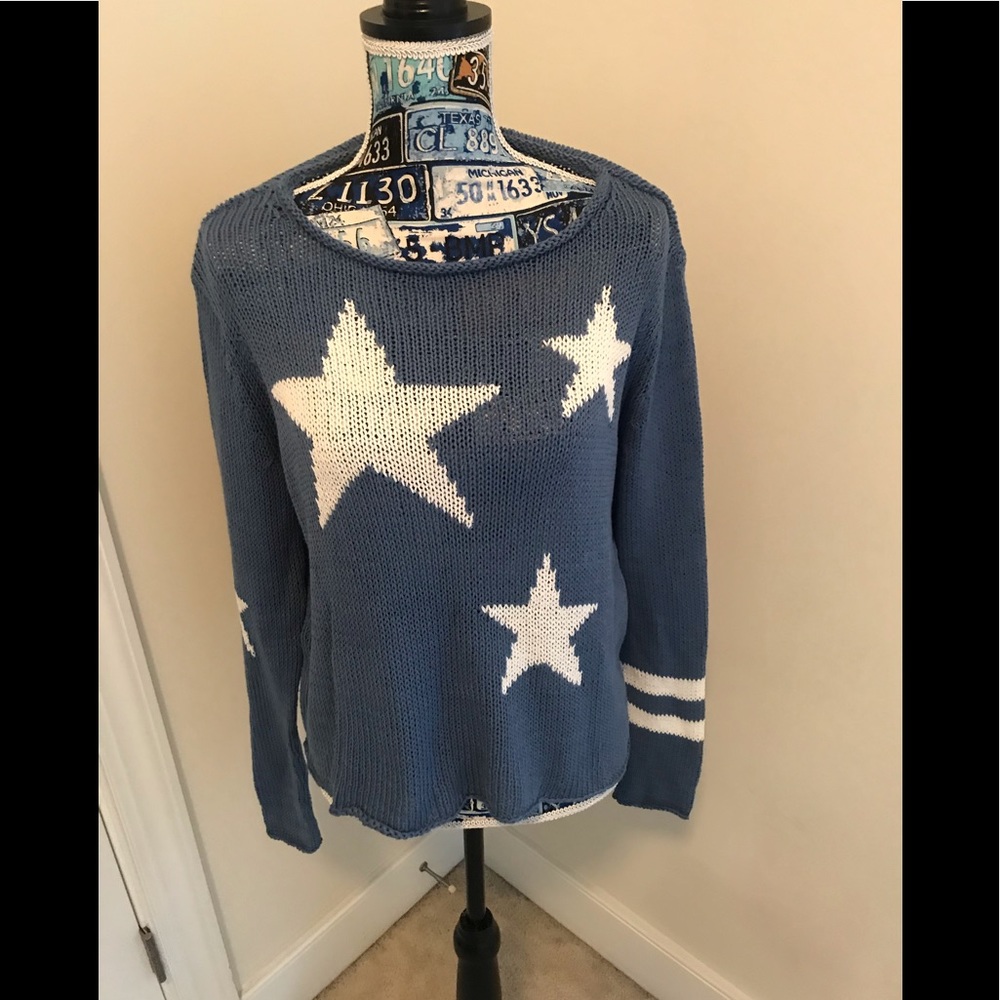 Wooden Ships by Paola Buendia Sweater: Size S/M
